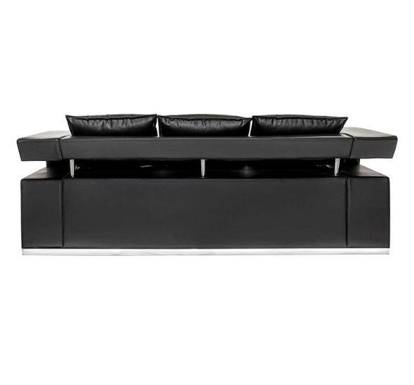 Диван Hi-Tech трехместный черный