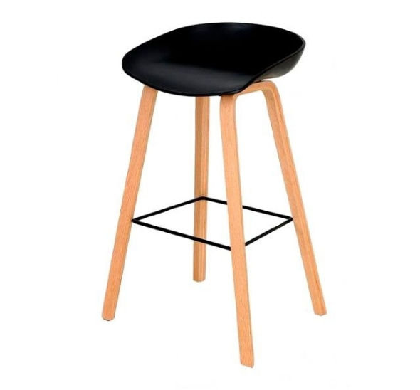Стул барный Wood Black