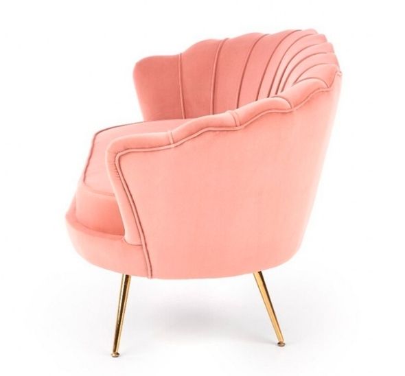 Диван Shell розовый