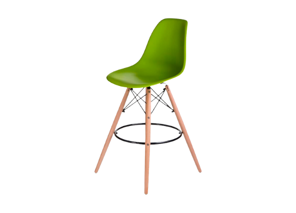 Стул барный Eames зеленый