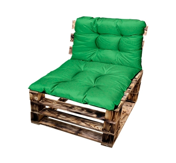 Обожжённое кресло из поддонов