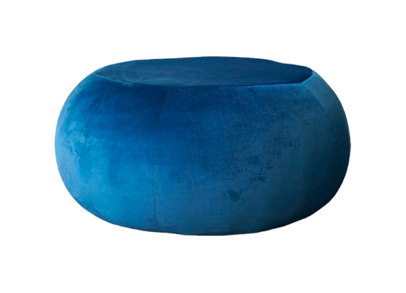 Пуфик Большой круг Синий