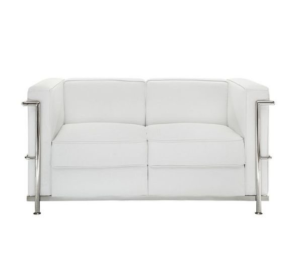 Диван Chrome двухместный белый