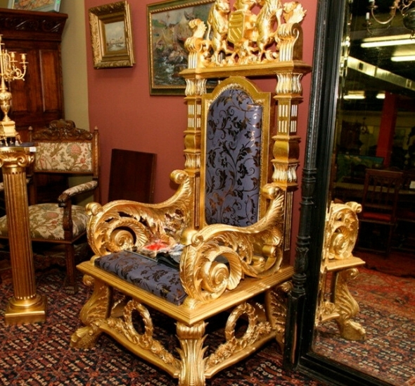 Трон Царский парча