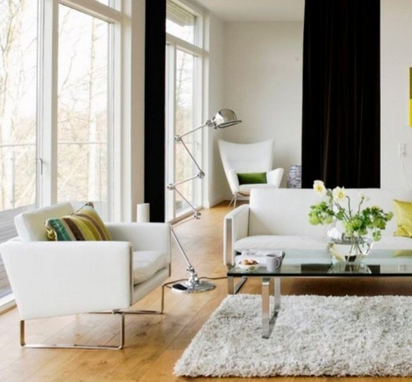 Кресло мягкое белое из экокожи