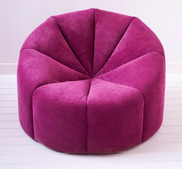 Кресло-пуф Вельвет Фиолетовый