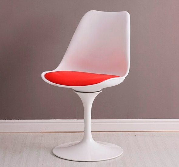 Стул Tulip (Тулип) бело-красный