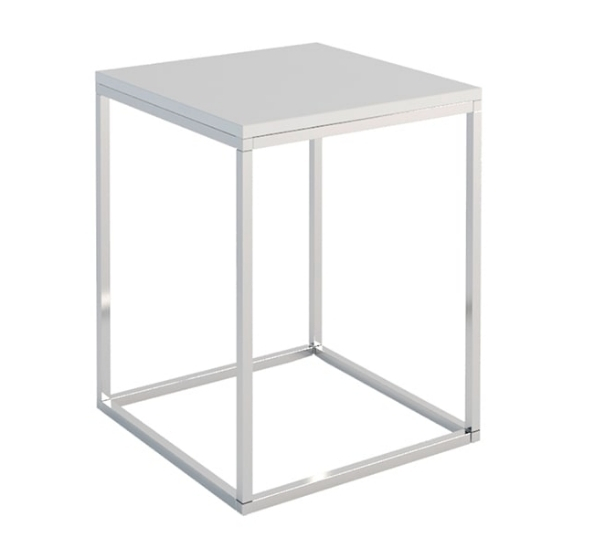 Cтол-подиум Лаконичность с белой столешницей