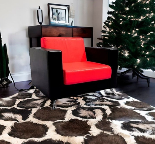 Кресло Cube красно-черное