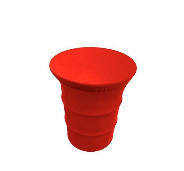 Стол бочка с чехлом