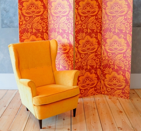 Кресло Страндмон Желтое