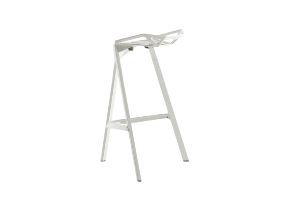 Стул барный One White