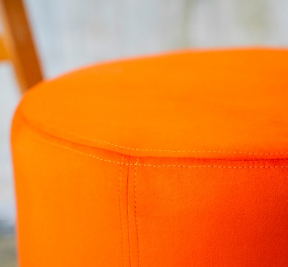 Пуфик круглый Оранжевый