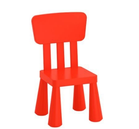 Детский стульчик Mammut красный