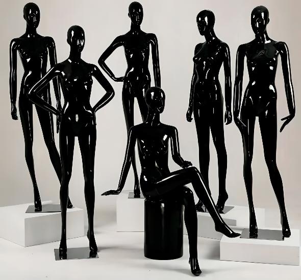 Манекен женский черный