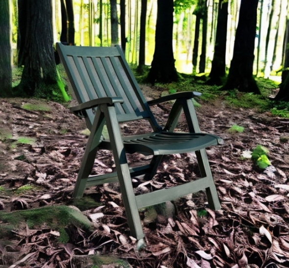 Кресло-шезлонг Зеленое