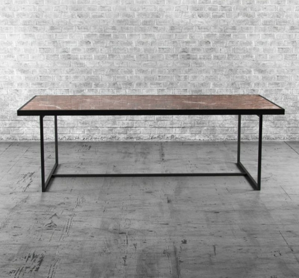 Банкетный стол Loft коричневый