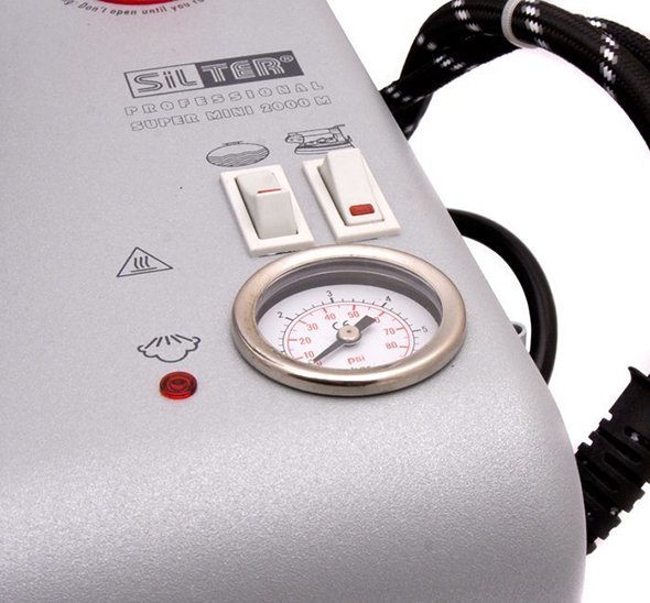 Парогенератор с утюгом Silter Super mini 2000M-1литр (с манометром)