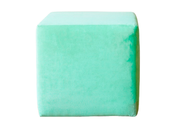 Пуфик Куб Ментоловый