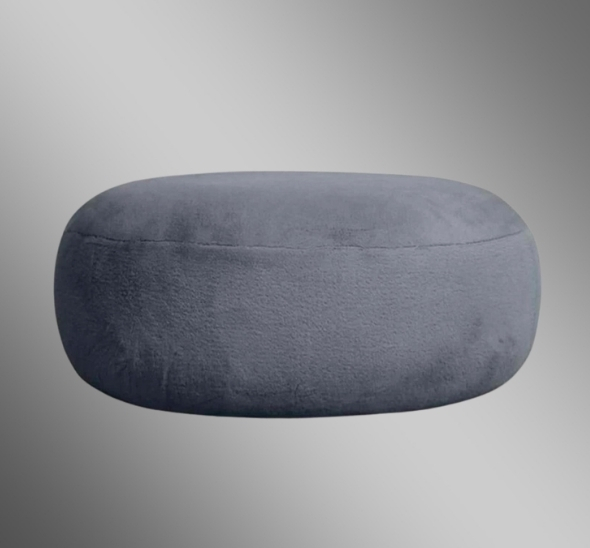 Пуфик Большой круг Серый