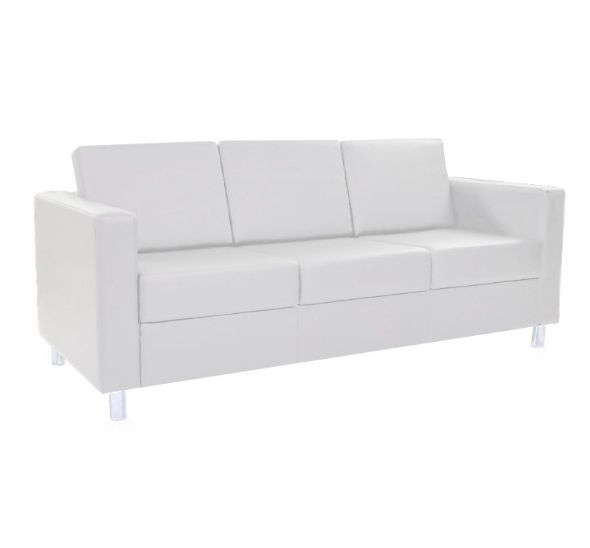 Диван Cyber трехместный белый