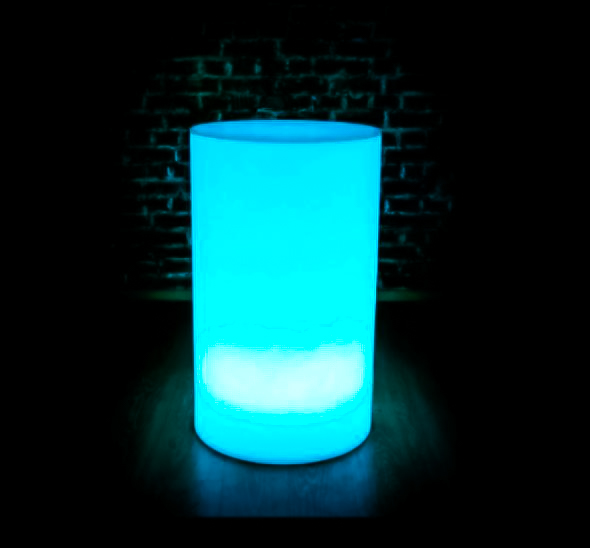 Коктейльный столик круглый с подсветкой