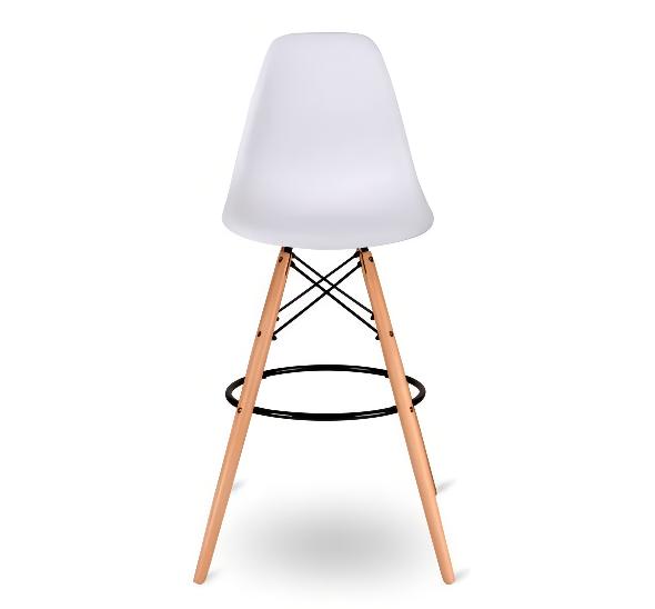Стул барный Eames белый