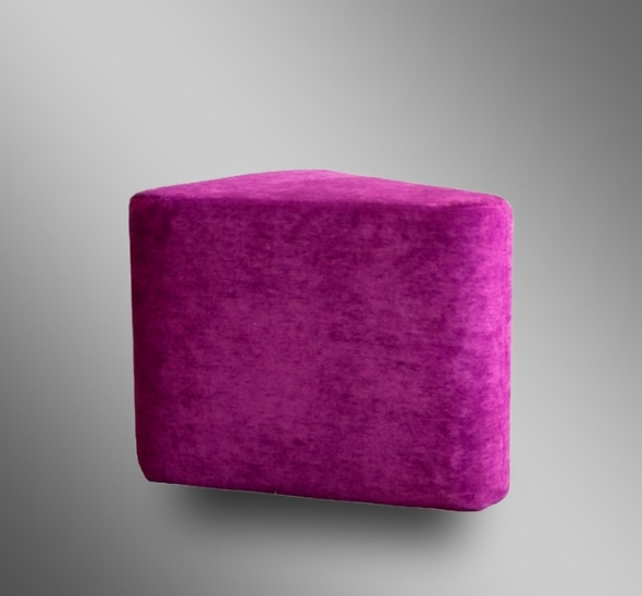 Пуфик треугольный Сиреневый