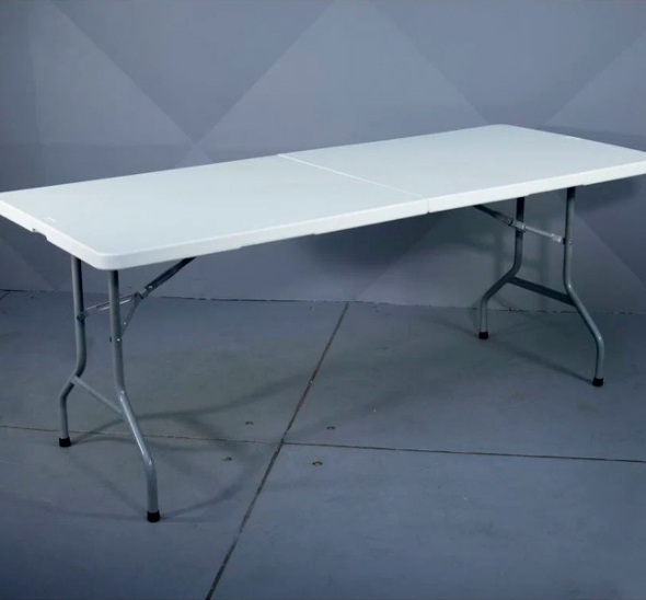 Стол прямоугольный серый