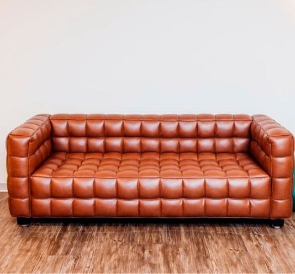 Диван Kubus двухместный коричневый