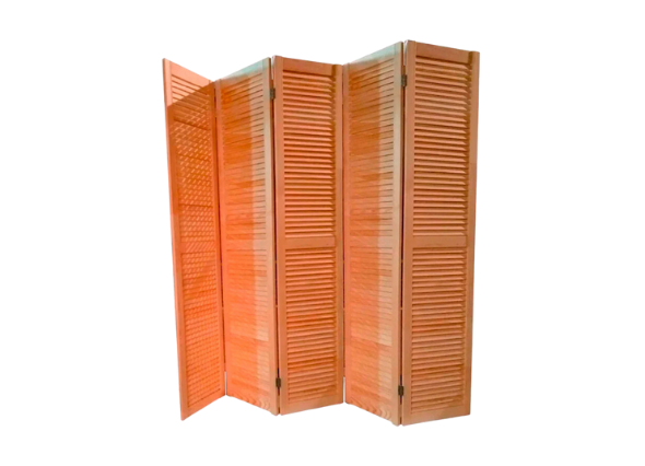 Ширма коричневое дерево