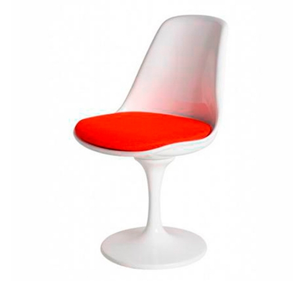 Стул Tulip (Тулип) бело-красный