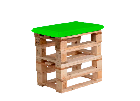 Деревянный пуфик из паллет