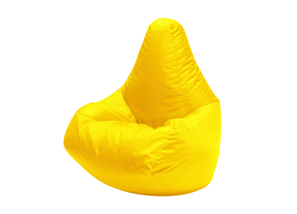 Пуф кресло-мешок желтый