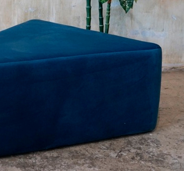 Пуфик Большой треугольник Синий