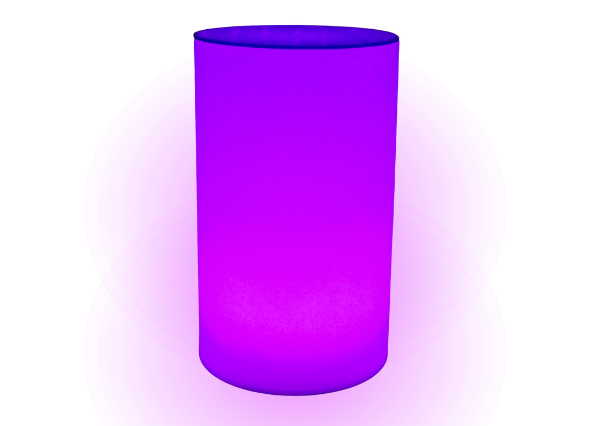 Коктейльный столик круглый с подсветкой