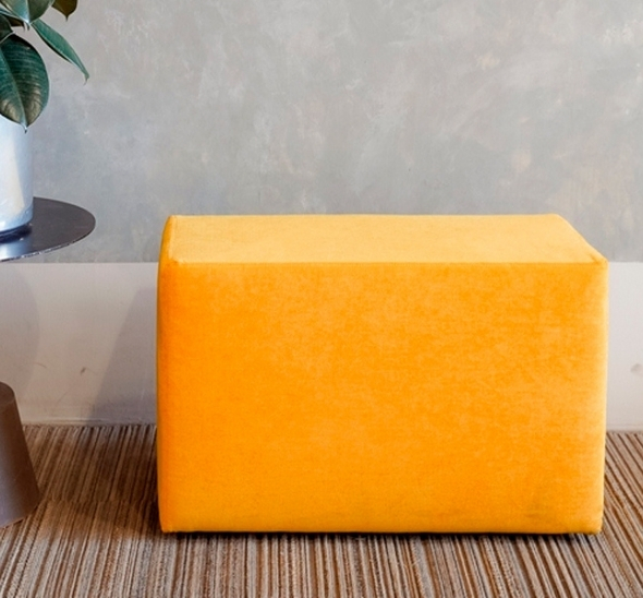 Пуфик прямоугольный Желтый