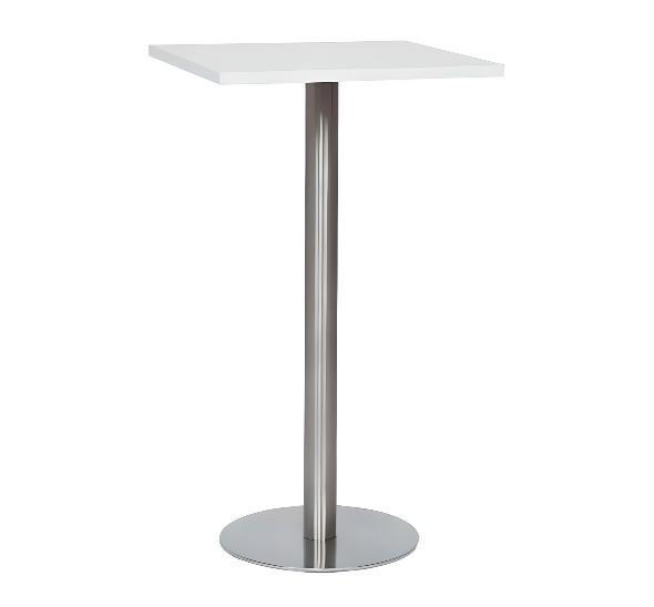 Стол коктейльный Quadratic 60х60 белый