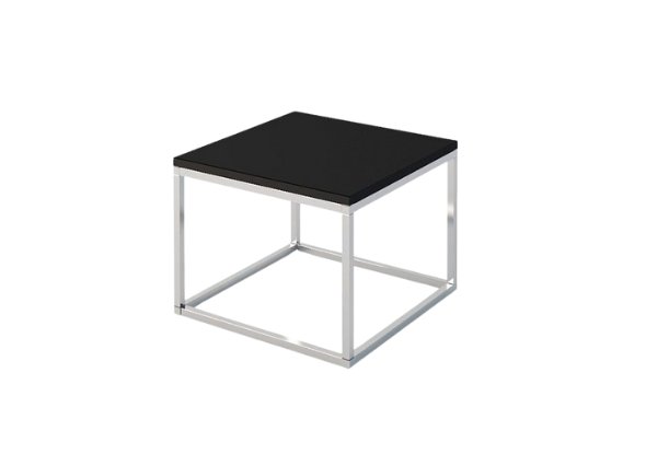 Стол журнальный Лаконичность с чёрной столешницей