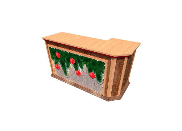 Декорация стол Ивана Урганта Новогодний