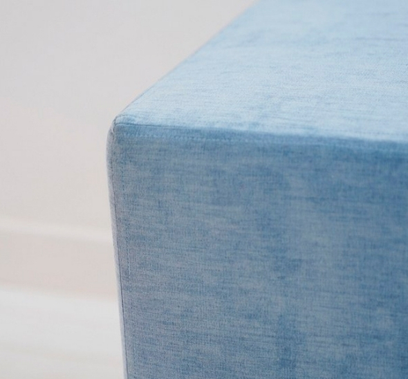 Пуфик Куб Небесно-голубой