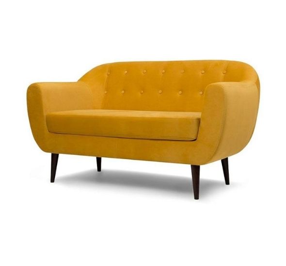 Диван Rotterdam двухместный желтый