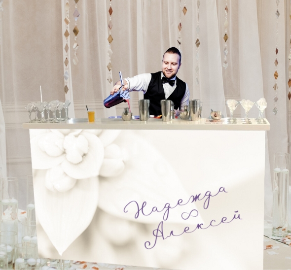 Барная стойка на свадьбу