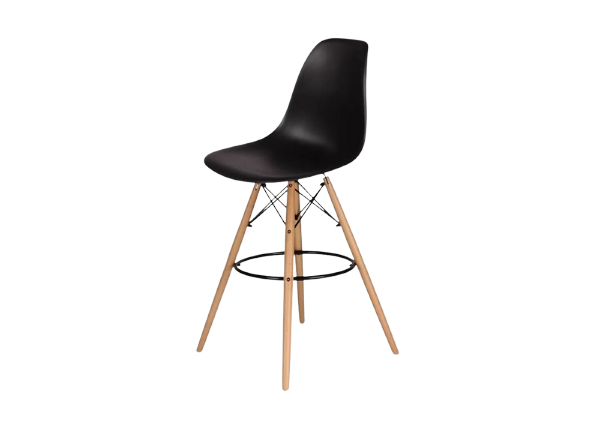 Стул барный Eames черный