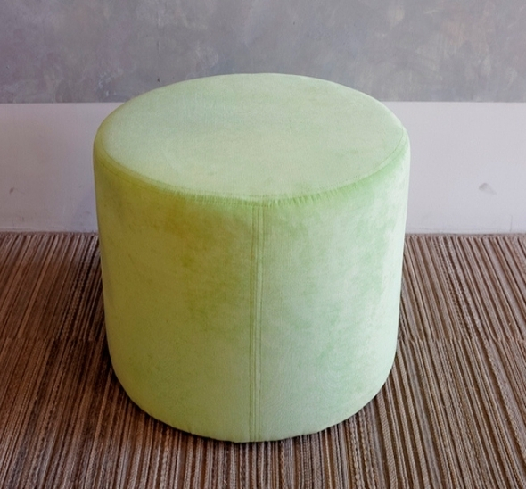 Пуфик круглый Светло-зеленый