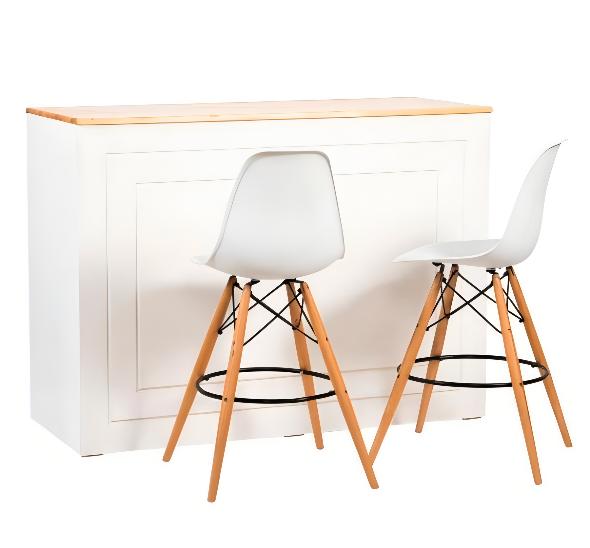 Стул барный Eames белый