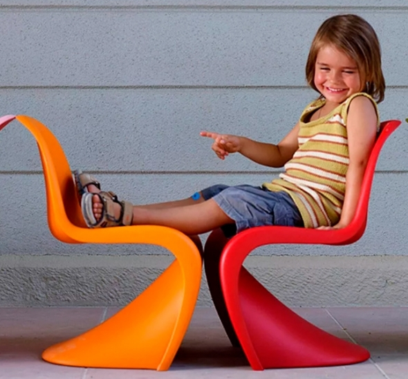 Детский стульчик Panton Orange