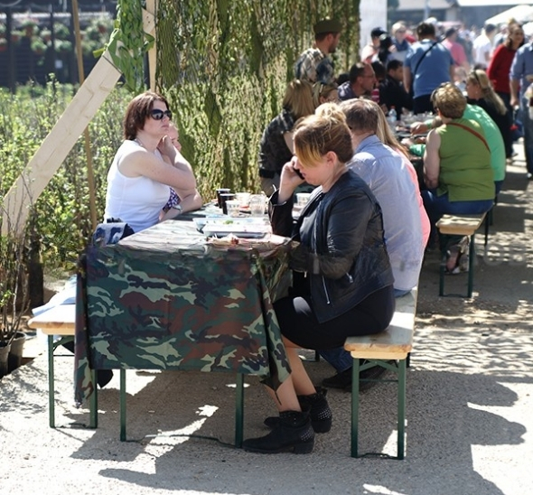 Стол складной 220×70 см