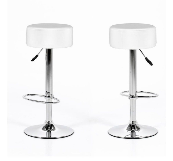 Стул барный Button белый