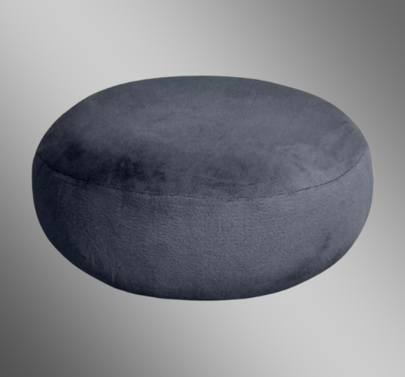 Пуфик Большой круг Серый